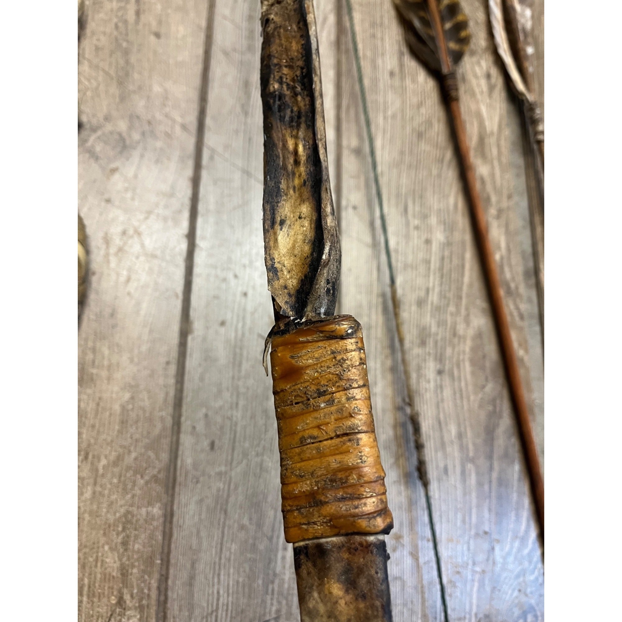 Vintage Native American Style Bow Arrow Set Quiver Handmade Reservation Trade
