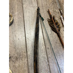Vintage Native American Style Bow Arrow Set Quiver Handmade Reservation Trade