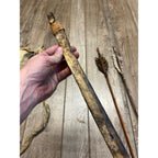 Vintage Native American Style Bow Arrow Set Quiver Handmade Reservation Trade