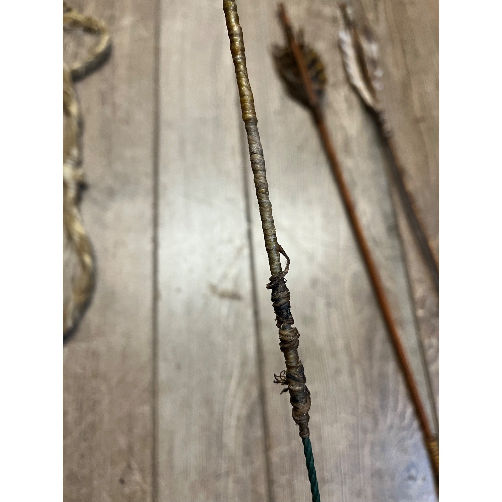 Vintage Native American Style Bow Arrow Set Quiver Handmade Reservation Trade