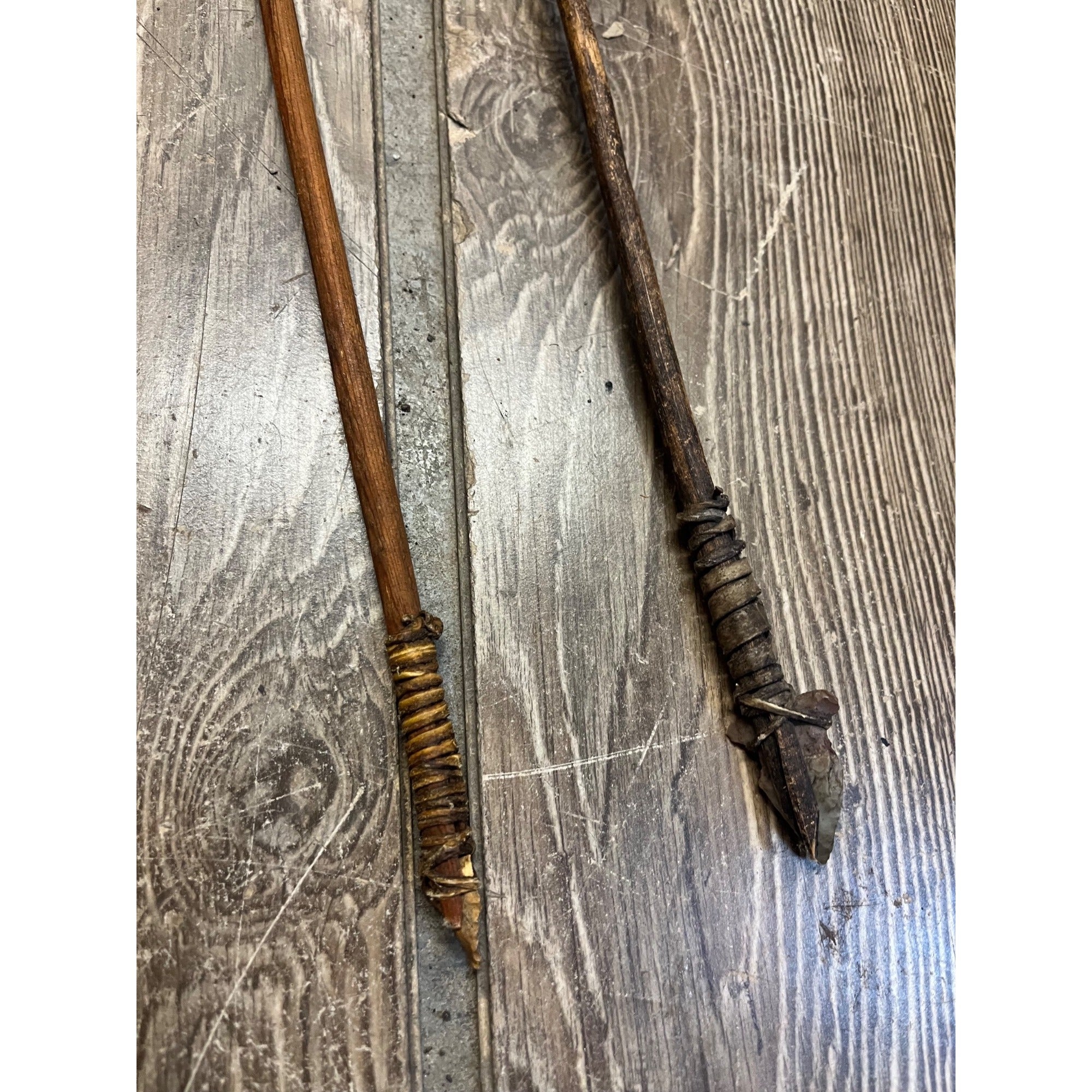 Vintage Native American Style Bow Arrow Set Quiver Handmade Reservation Trade