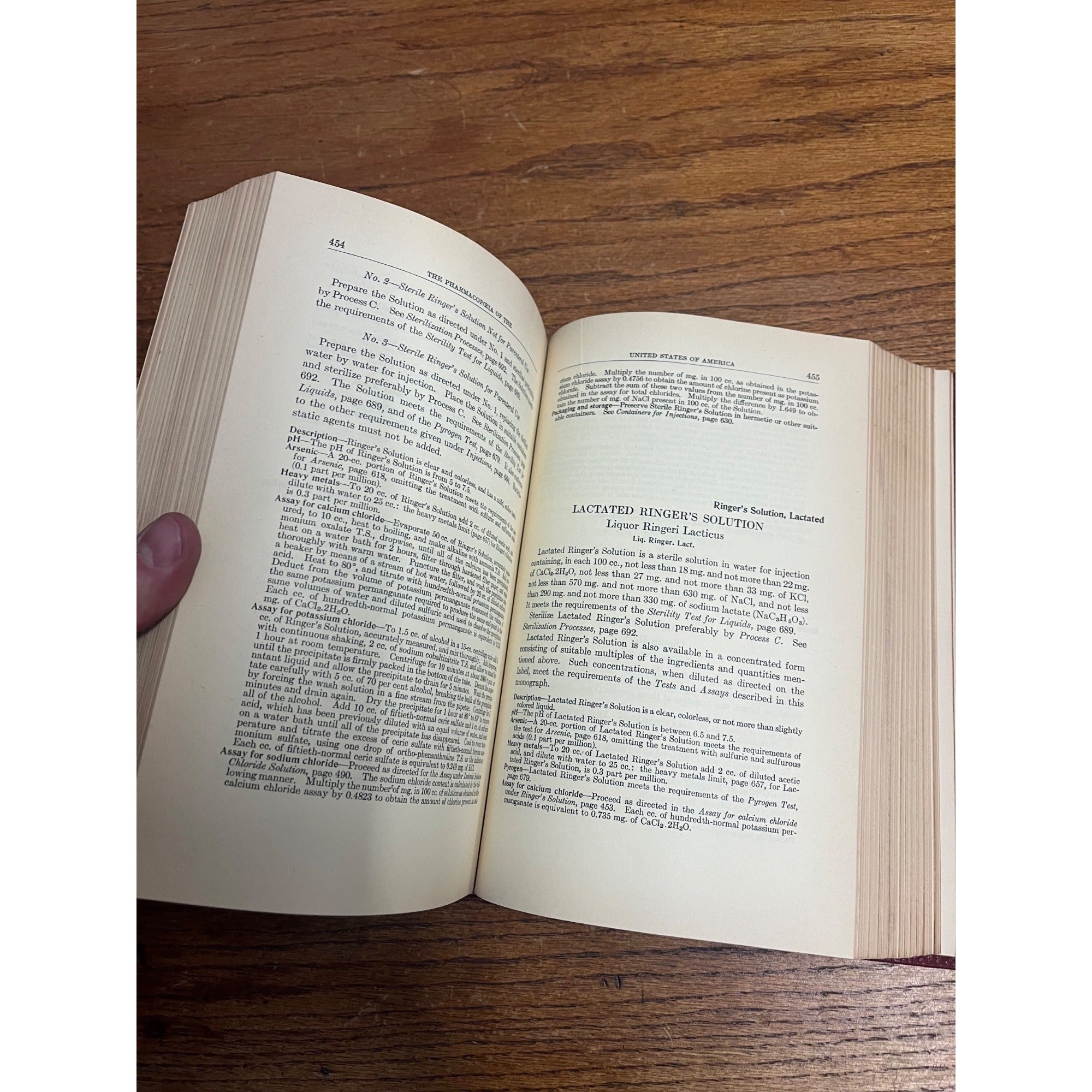 1947 Pharmacopeia of United States 13th Revision Pharmacy Hardcover