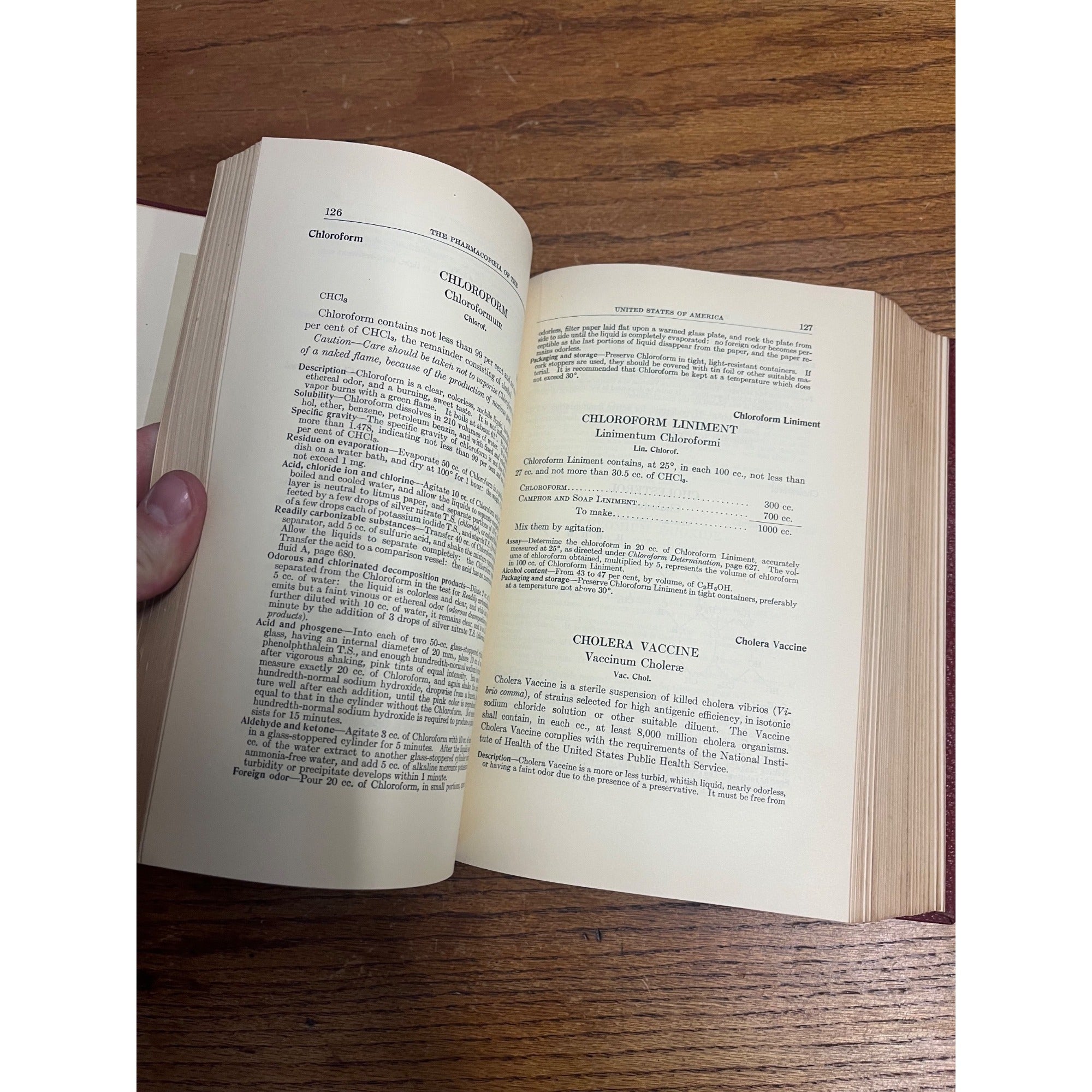 1947 Pharmacopeia of United States 13th Revision Pharmacy Hardcover