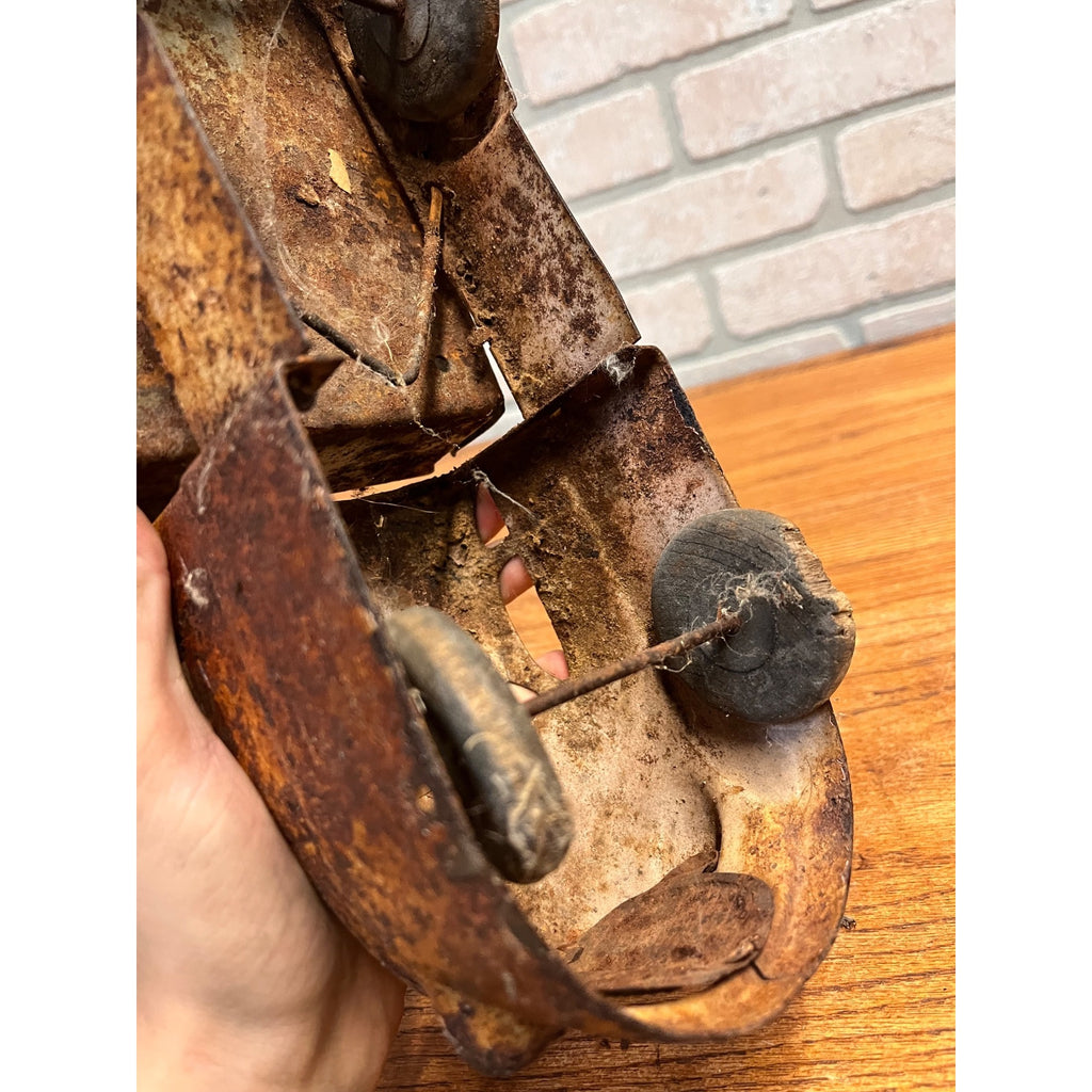 Vintage Wyandotte Pressed Steel Toy Dump Truck Parts / Restore 12" Wood Wheels