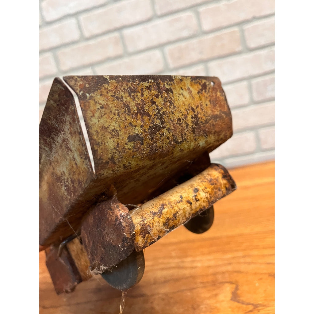 Vintage Wyandotte Pressed Steel Toy Dump Truck Parts / Restore 12" Wood Wheels