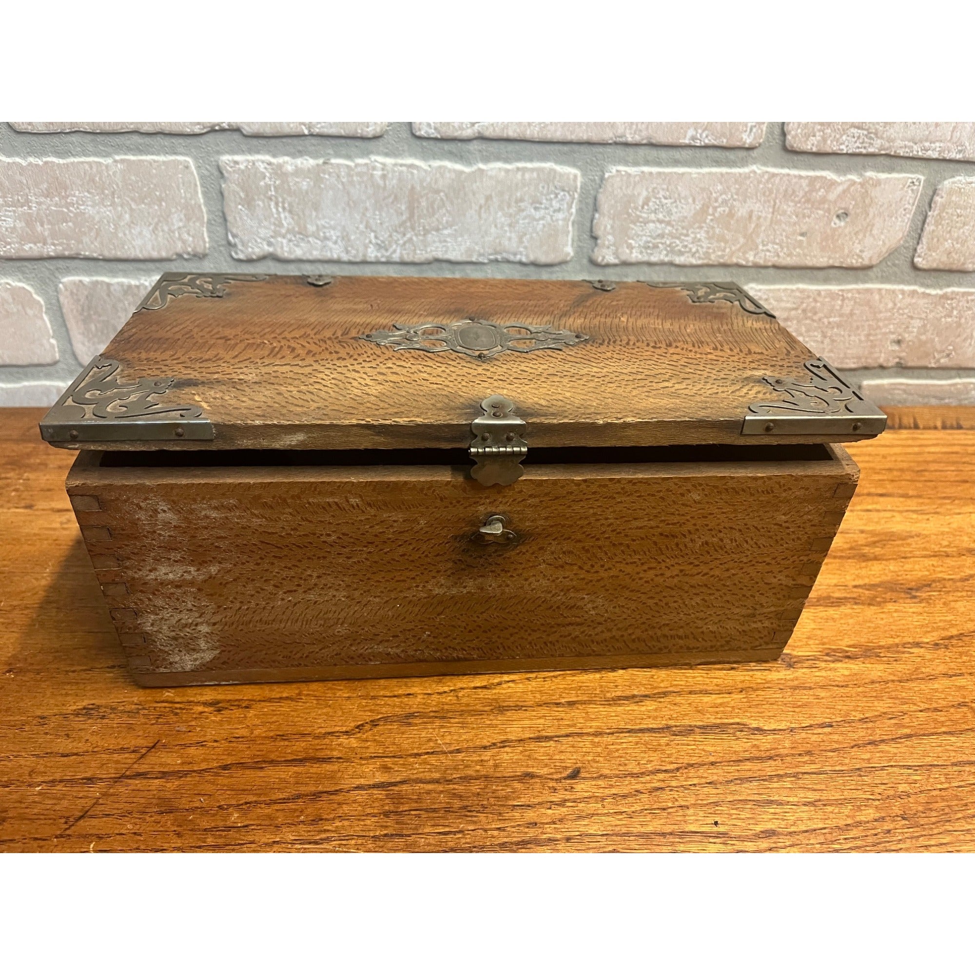 RARE Vintage 1900s Lorillard & Co. Cognac Cocktails Cigar Advertising Wood Box