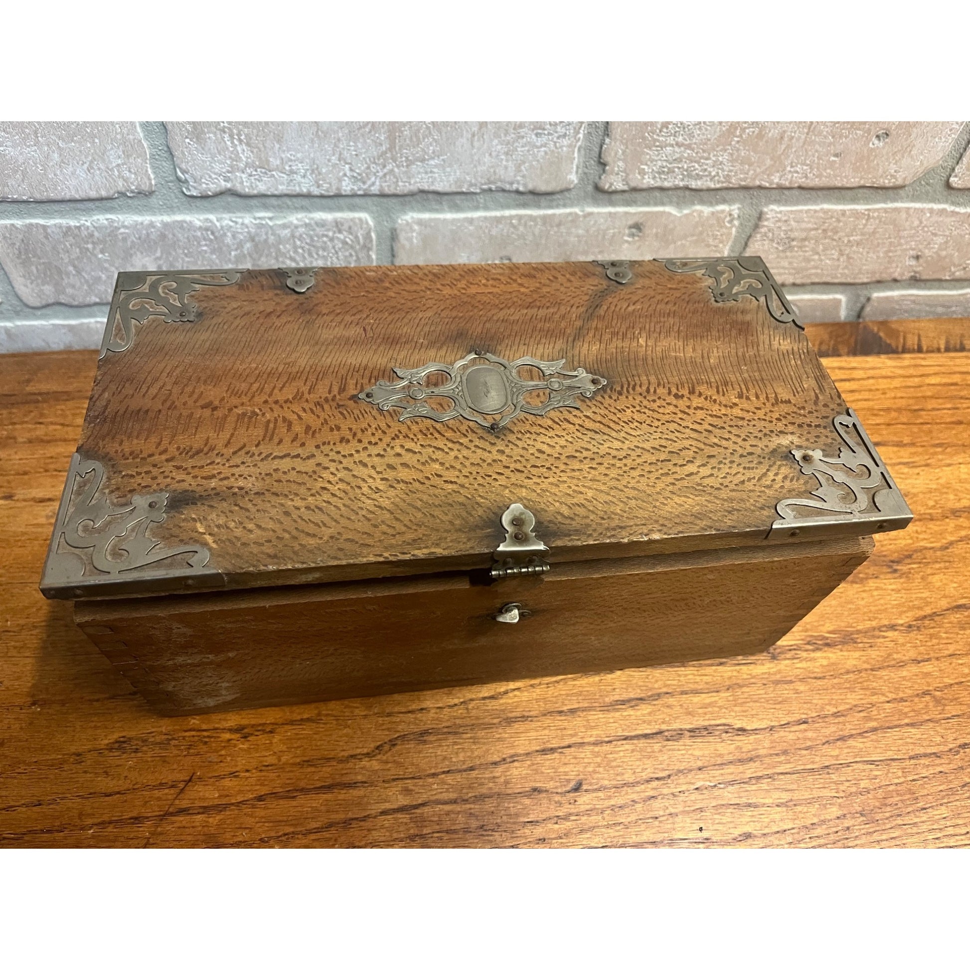 RARE Vintage 1900s Lorillard & Co. Cognac Cocktails Cigar Advertising Wood Box