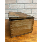 RARE Vintage 1900s Lorillard & Co. Cognac Cocktails Cigar Advertising Wood Box