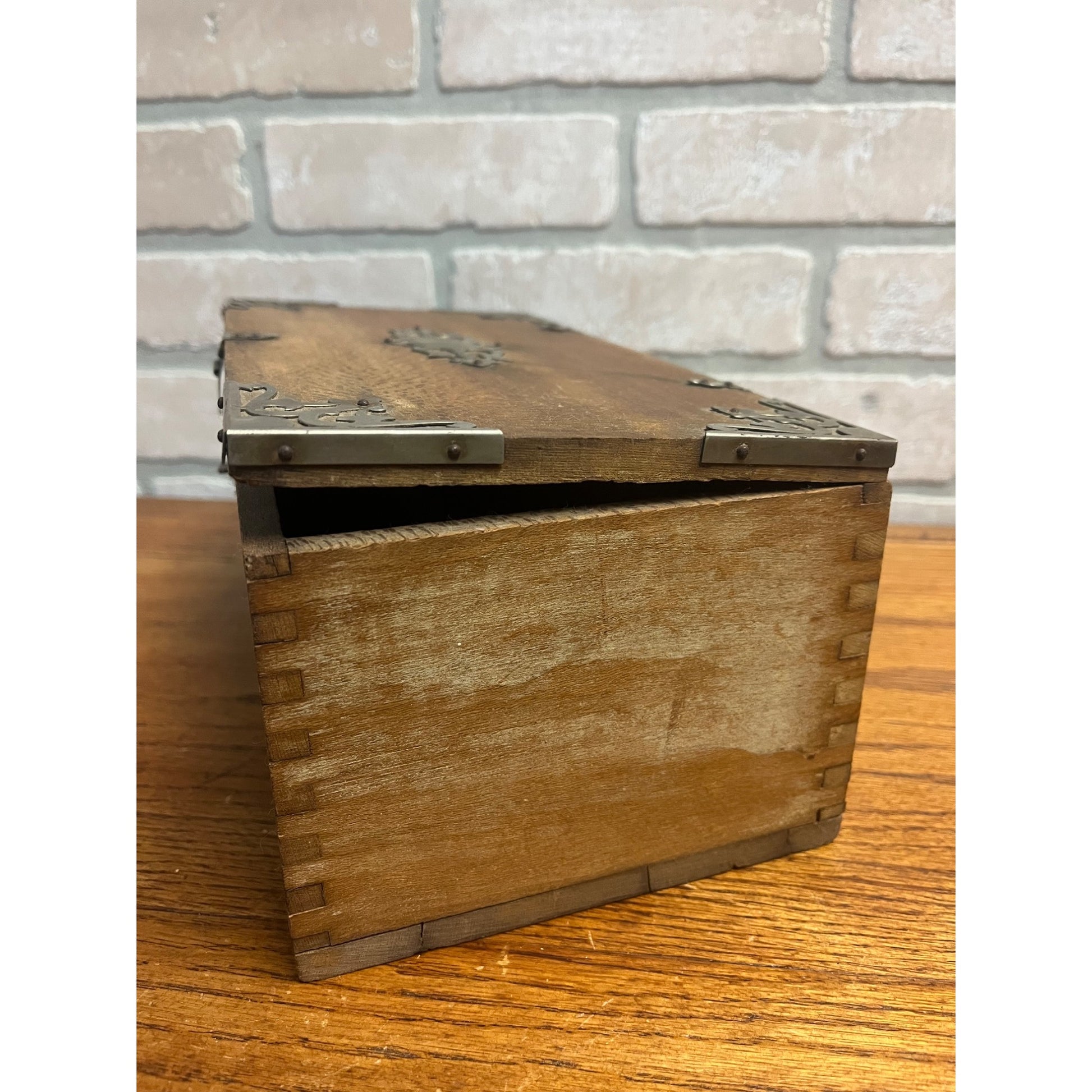 RARE Vintage 1900s Lorillard & Co. Cognac Cocktails Cigar Advertising Wood Box