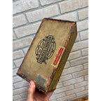 Vintage 1910s Charles Thomson Wooden Cigar Box Pennsylvania PA  Advertising