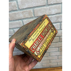 Vintage 1910s Charles Thomson Wooden Cigar Box Pennsylvania PA  Advertising