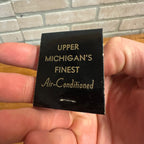 Homer's Bar Manistique Michigan Black Matchbook Cover Full