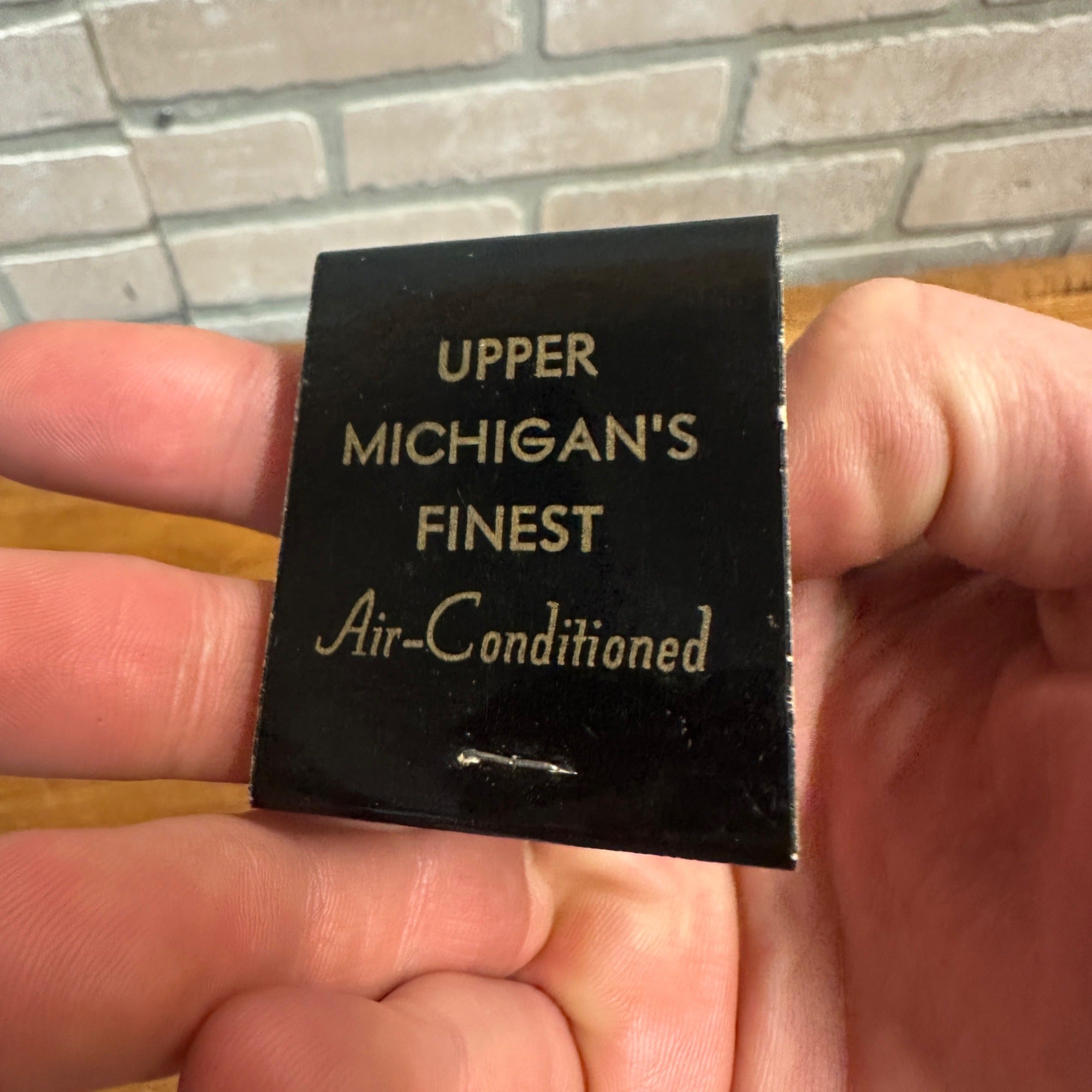 Homer's Bar Manistique Michigan Black Matchbook Cover Full