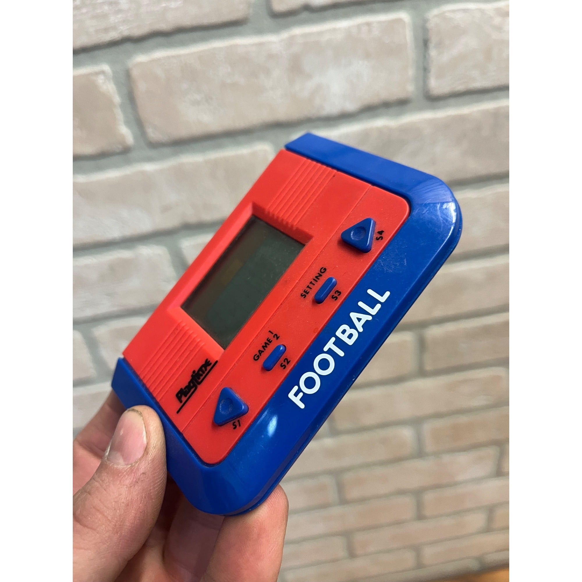 Vintage 1980's Electronic Action Playtime Football Handheld Video Game