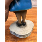 RARE Vintage WWII US Navy WAVE Enlistment Statue Plaster Women 12" Display