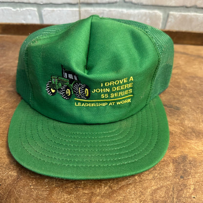 VINTAGE I DROVE A JOHN DEERE USA MADE RETRO SNAPBACK HAT