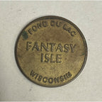 Fond du Lac, Wisconsin WI Fantasy Isle One Play Arcade Amusement Token 25mm