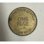 Fond du Lac, Wisconsin WI Fantasy Isle One Play Arcade Amusement Token 25mm