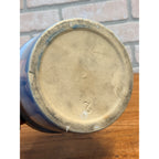 Antique Stoneware Butter Crock 1900s Blue Crock Pail Dish Kitchen Decor