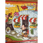 Vintage 1940s Jaymar Disney Mickey Mouse Floor Puzzle 35 Piece Goofy Camper