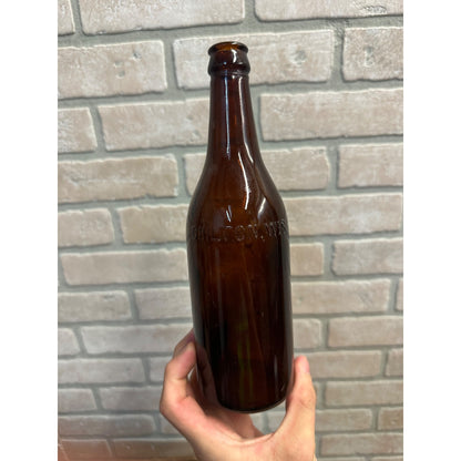 VTG Calumet Brewing Co. Chilton Wis EMPTY Amber Beer Bottle 15oz