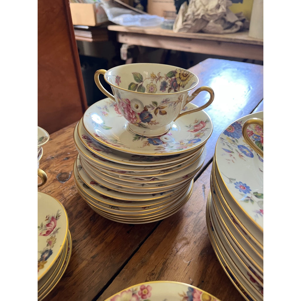 Rosenthal Ivory Bavaria "The Sunray" 107pc Wedding Fine China Set Service 12 Wedding