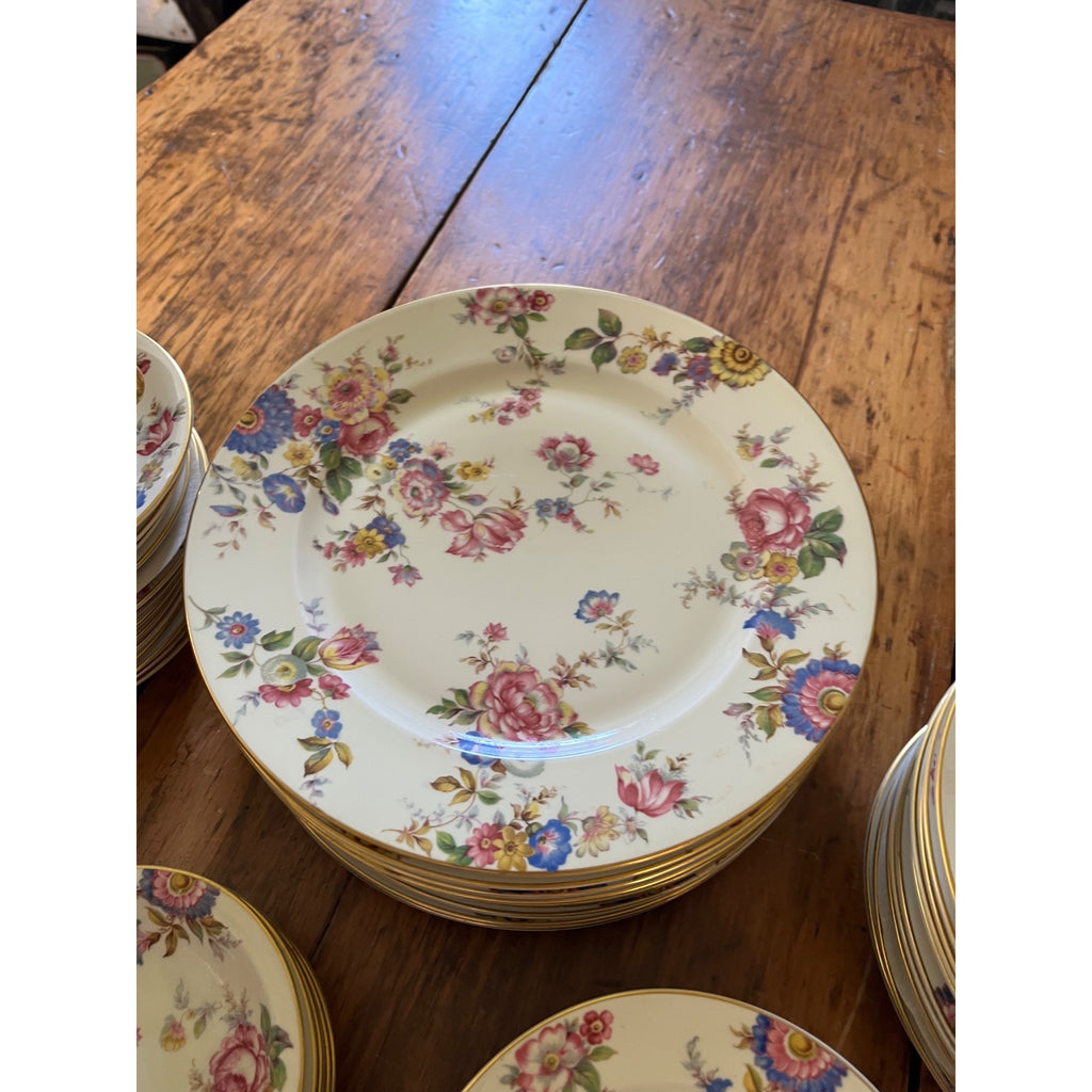 Rosenthal Ivory Bavaria "The Sunray" 107pc Wedding Fine China Set Service 12 Wedding