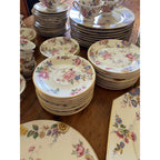 Rosenthal Ivory Bavaria "The Sunray" 107pc Wedding Fine China Set Service 12 Wedding