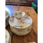 Rosenthal Ivory Bavaria "The Sunray" 107pc Wedding Fine China Set Service 12 Wedding