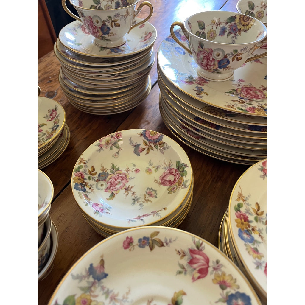 Rosenthal Ivory Bavaria "The Sunray" 107pc Wedding Fine China Set Service 12 Wedding