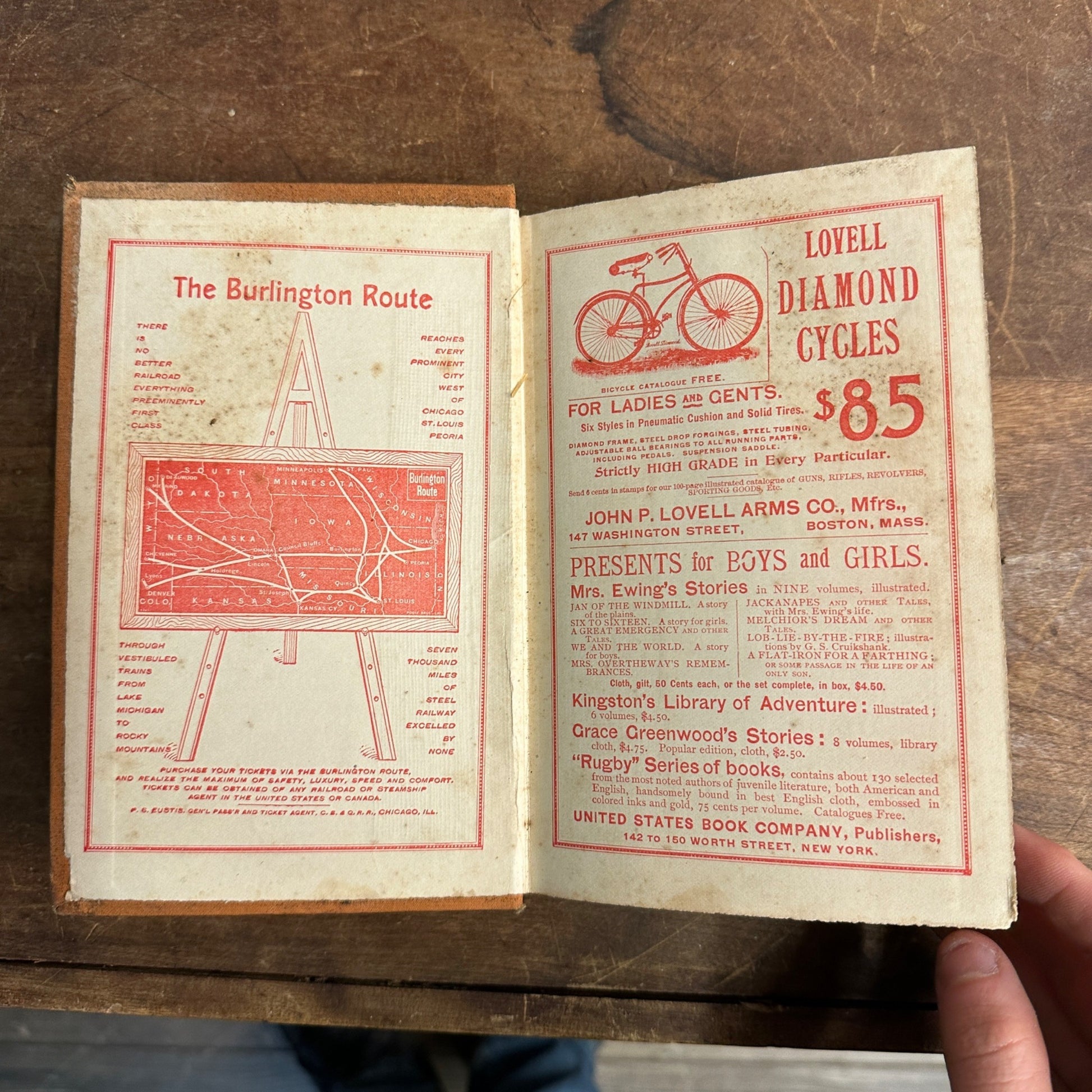1900s ANTIQUE A DATELESS BARGAIN CATHERINE LOUISA PIRKIS  COLUMBUS SERIES BOOK ORNATE