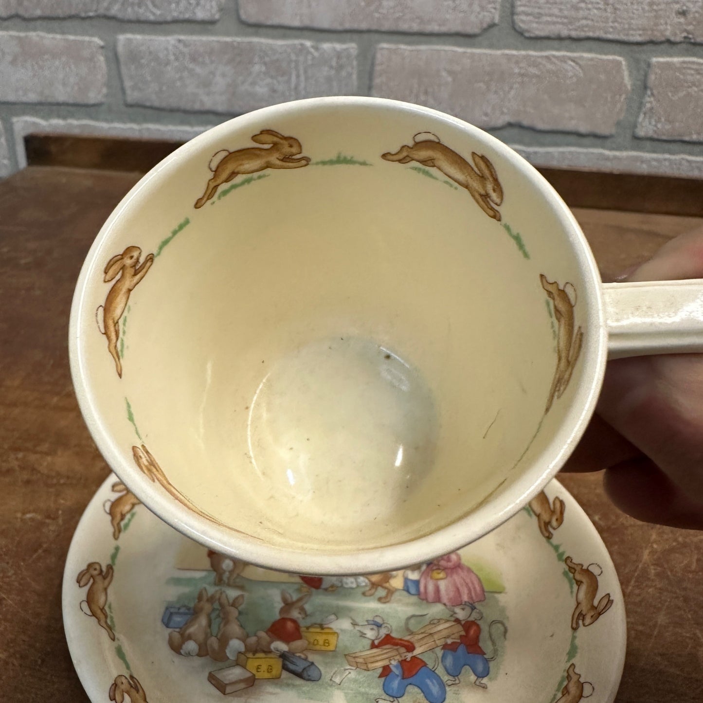 Royal Doulton Bunnykins Rabbit Tea Cup & Saucer