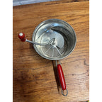 Vintage Foley Food Mill ~Wooden Handles Stainless Food Masher-Ricer-Strainer USA