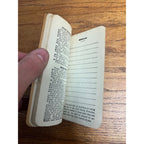 Vintage c1904 Nyals Remedies Memo Book Advertising Dale Wisconsin Druggist