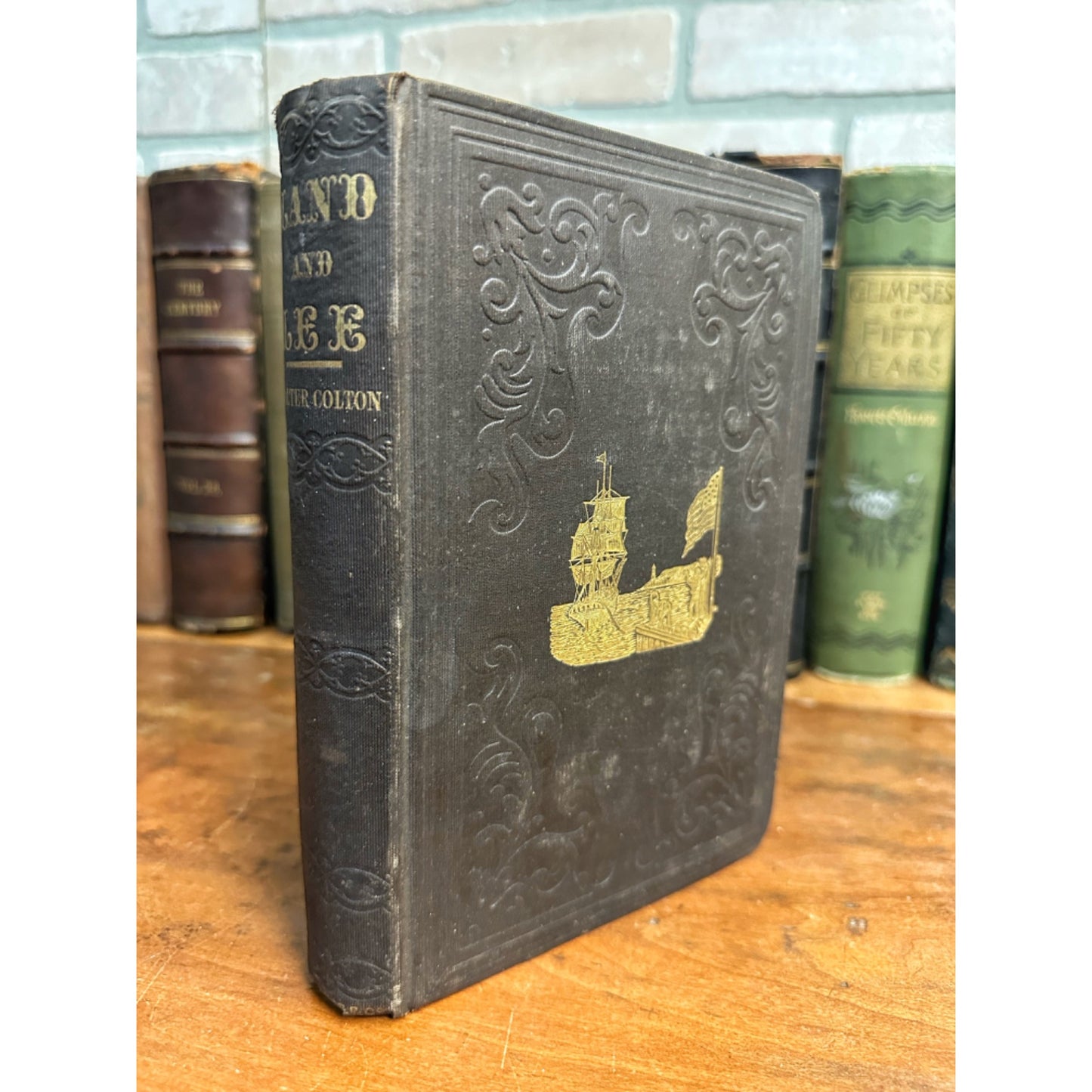 LAND AND LEE : CONSTANTINOPLE & ATHENS 1851 (1ST ED) BY REV. WALTER COLTON