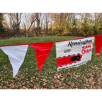 Vintage 1960s Remington Chainsaws Advertising Retail Store Banner Sign 24ft