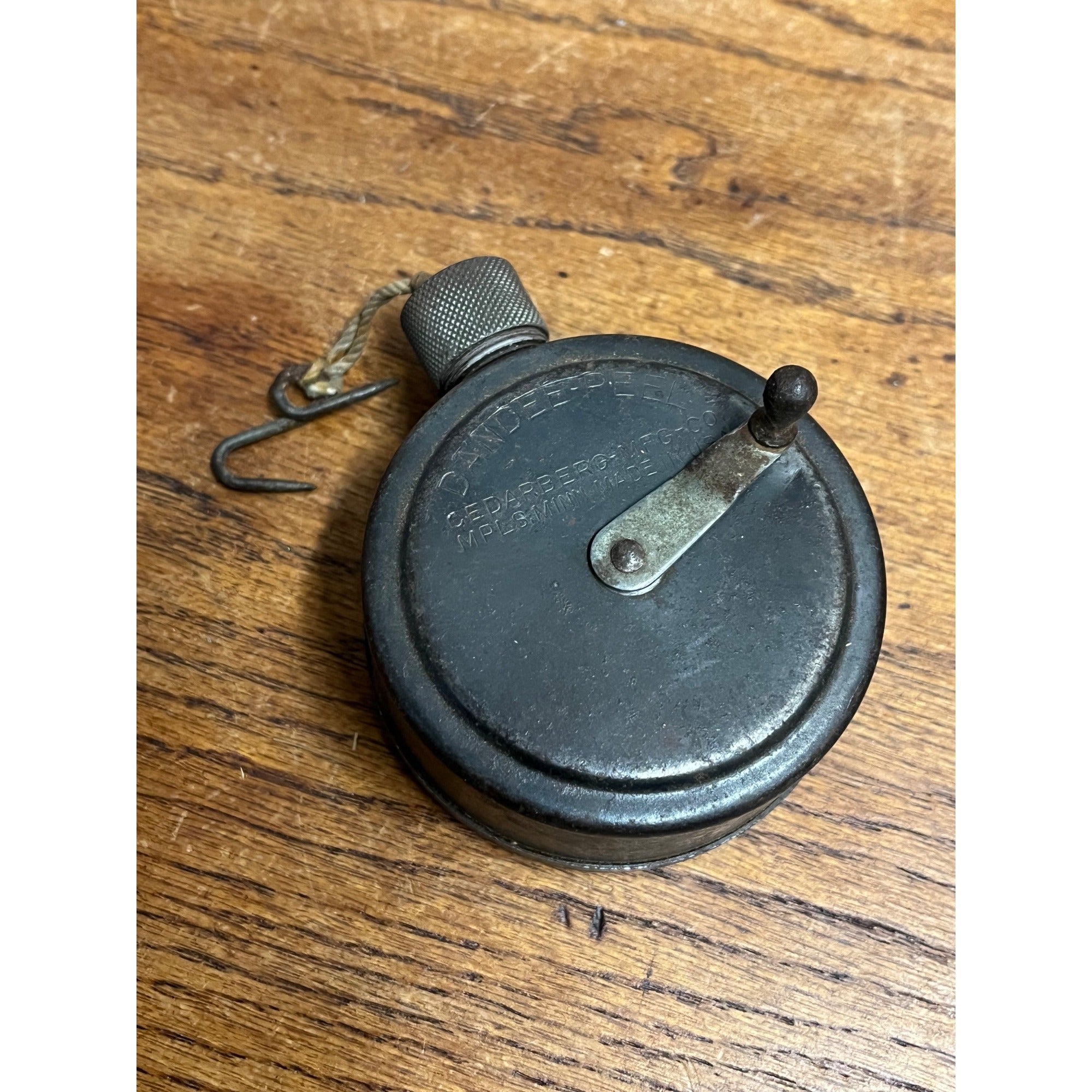 Vintage Dandee-Reel Chalk Line Cedarburg Mfg Co. Mold.Minn. Tool Antique 1930s