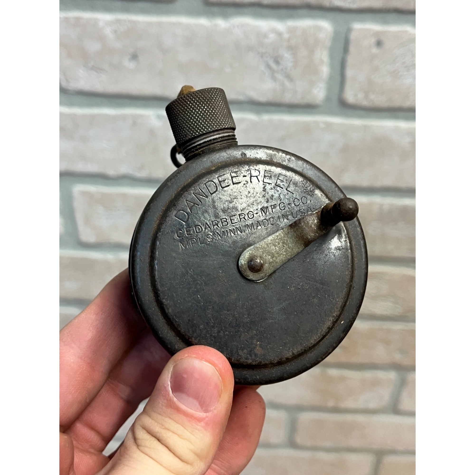 Vintage Dandee-Reel Chalk Line Cedarburg Mfg Co. Mold.Minn. Tool Antique 1930s