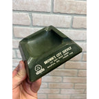 Vintage Brown's Cities Service Gas Oil Station Waupun Wis Advertising Ashtray