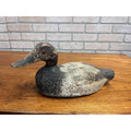 Vintage Wooden Canvasback Duck Decoy Wisconsin Find
