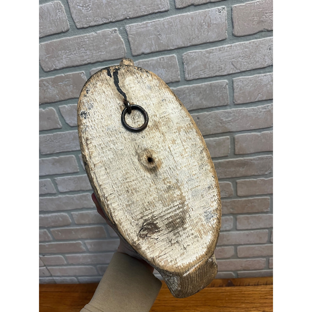 Vintage Wooden Canvasback Duck Decoy Wisconsin Find