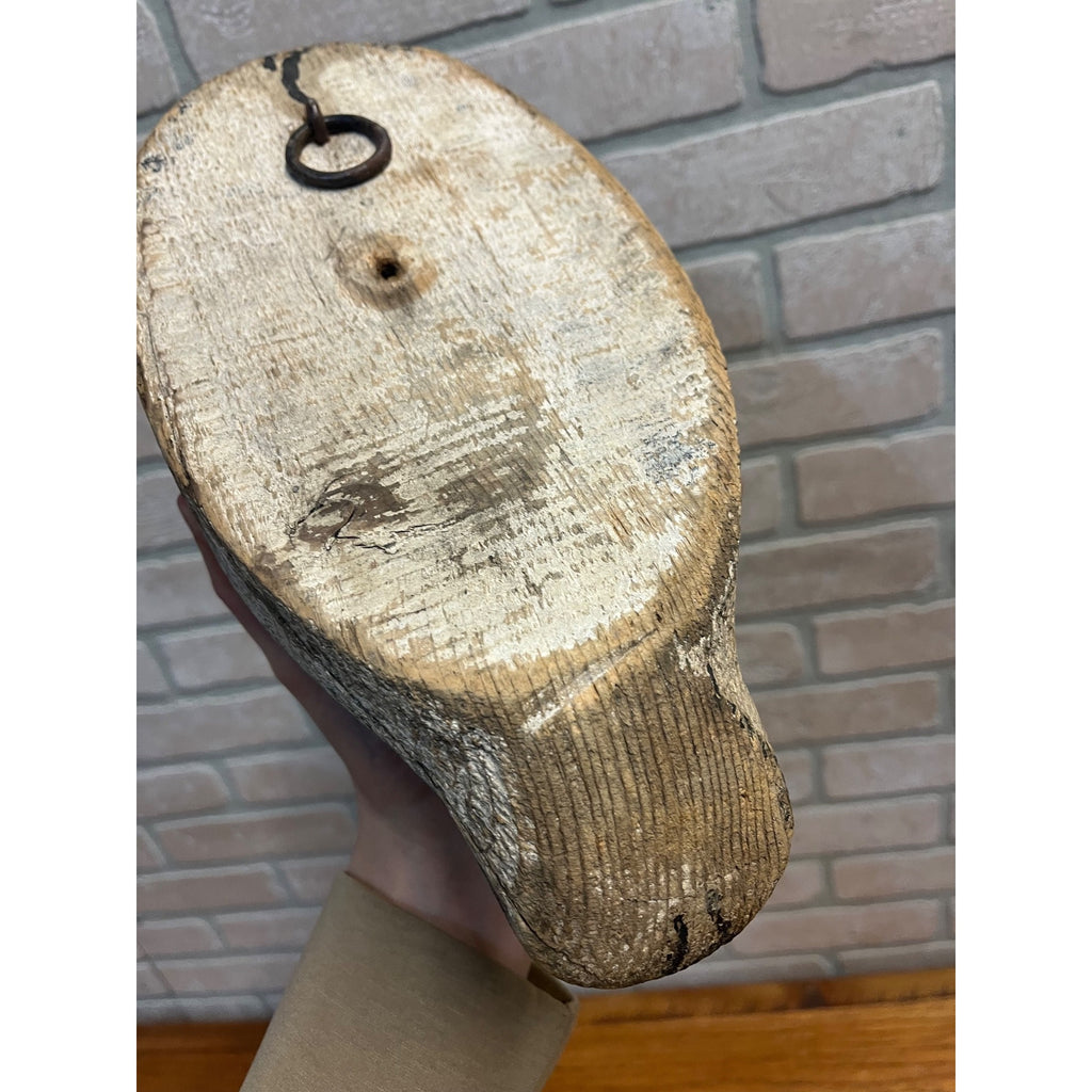Vintage Wooden Canvasback Duck Decoy Wisconsin Find