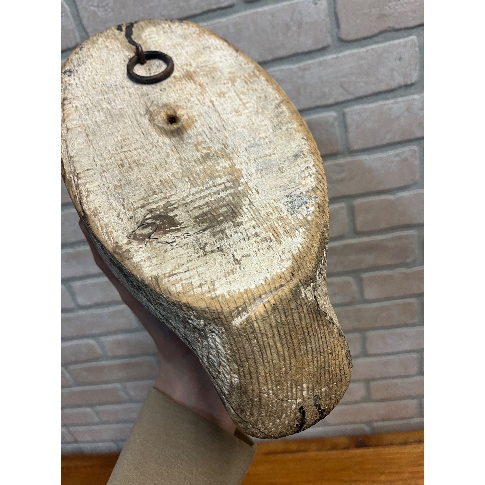 Vintage Wooden Canvasback Duck Decoy Wisconsin Find