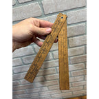 Vintage 1920s May-B-Inn Merrill Tomahawk Wis WI Advertising Fish Ruler Shell Oil