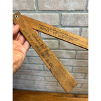 Vintage 1920s May-B-Inn Merrill Tomahawk Wis WI Advertising Fish Ruler Shell Oil