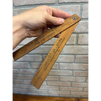 Vintage 1920s May-B-Inn Merrill Tomahawk Wis WI Advertising Fish Ruler Shell Oil