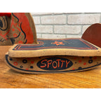 Vintage Wooden Spotty Rocking Horse Children's Kids Boys Girls Toy Rocker