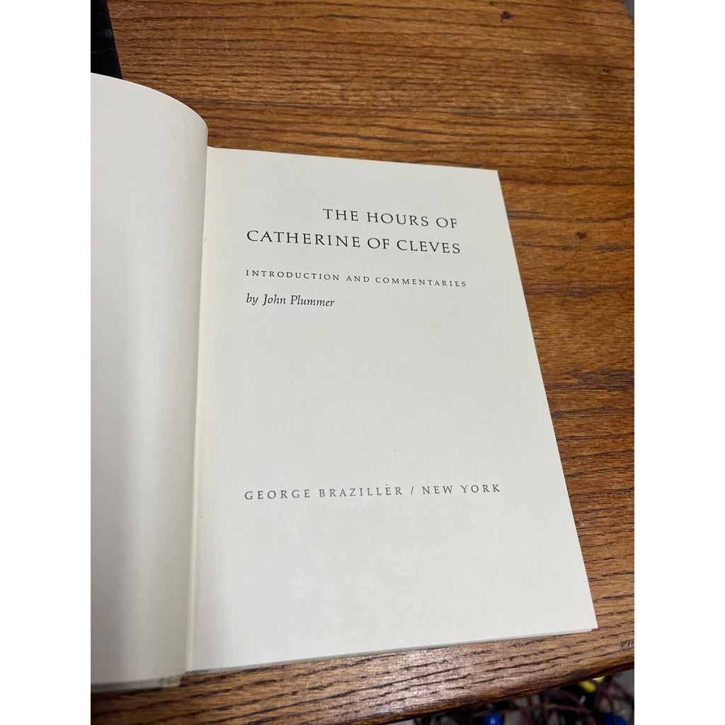 The Hours of Catherine of Cleves Illustrated 1966 HC w/Slipcase Fine Printing