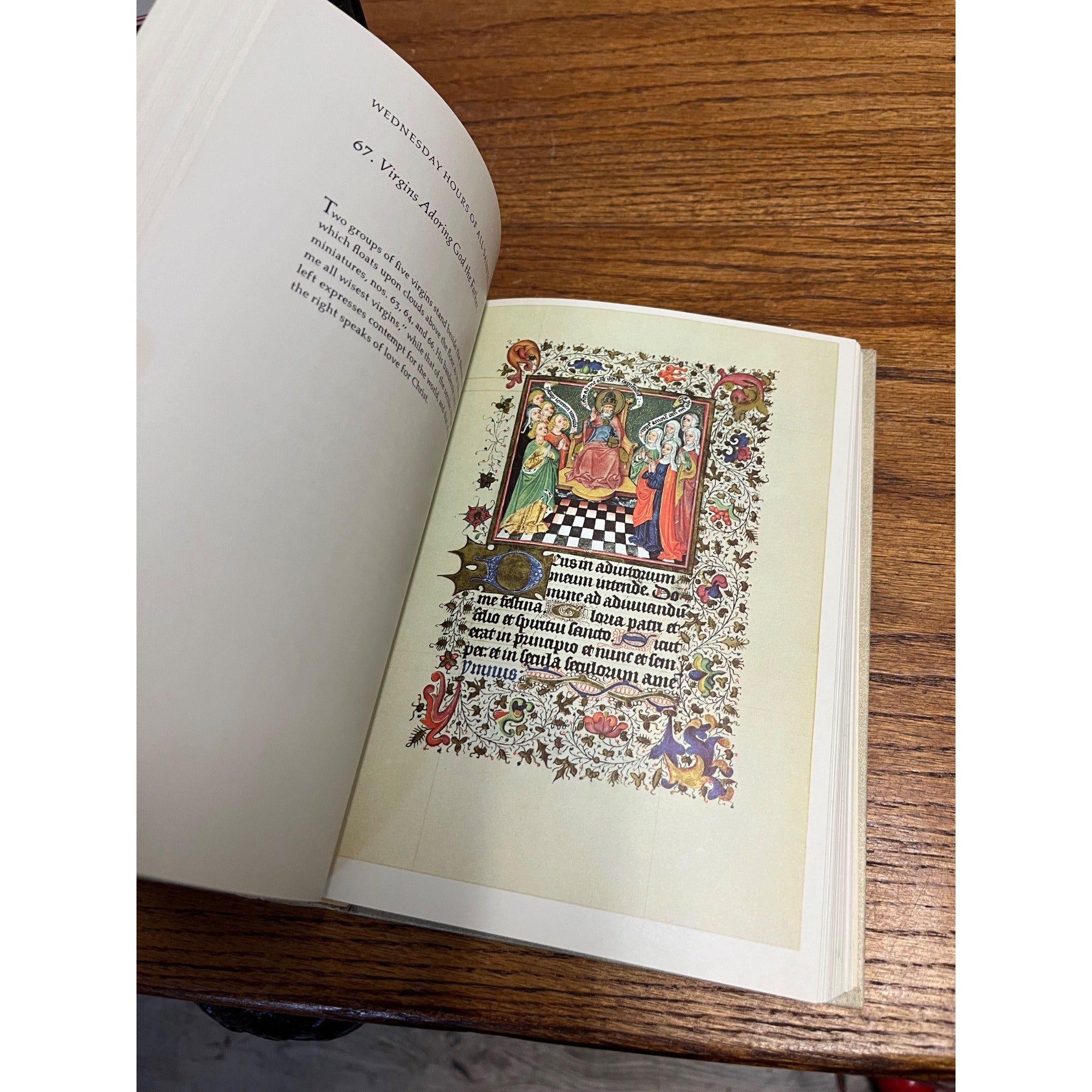 The Hours of Catherine of Cleves Illustrated 1966 HC w/Slipcase Fine Printing