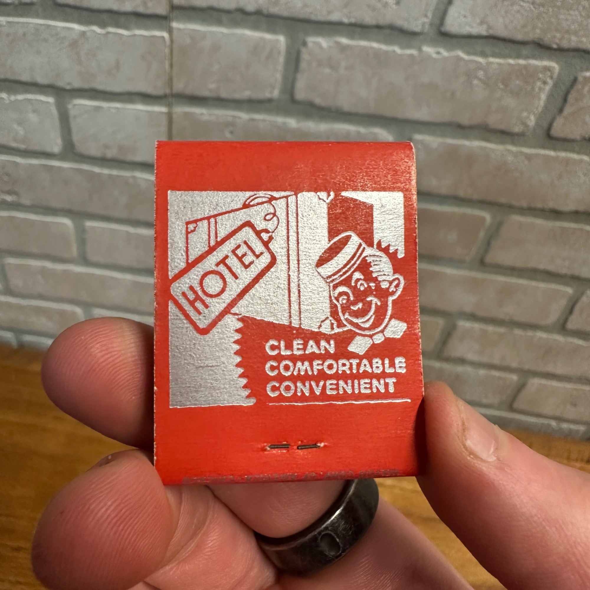 Gladstone Hotel Jamestown North Dakota Matchbook Cover Full